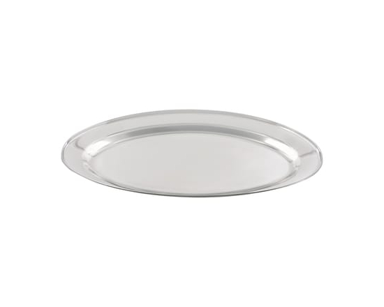 Stainless Steel Oval Tray, 16 in - 1.0 EA