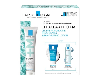 La Roche-Posay Effaclar Duo (+)M Global Action Acne Treatment Kit - 1 EA