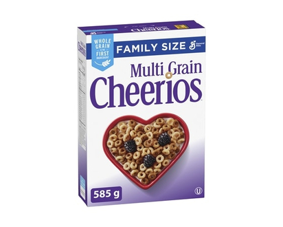 General Mills Céréales à base de grains entiers Cheerios miel et noix, format familial - 585.0 G