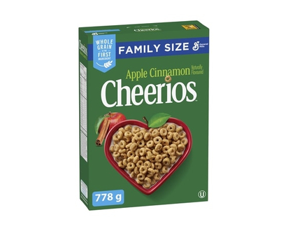 General Mills Cheerios Cereal Apple Cinnamon Family Size - 778.0 G