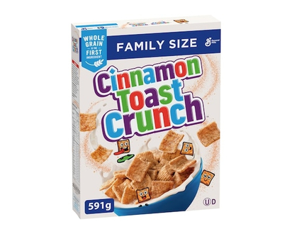 General Mills Croque Cannelle, Céréales Pour le Petit-déjeuner, Grains Entiers, Format Familial - 591.0 G