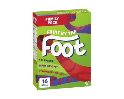 Betty Crocker Fruit-O-Long Fraise et Feu d'artifice de petits fruits Format familial - 340.0 G