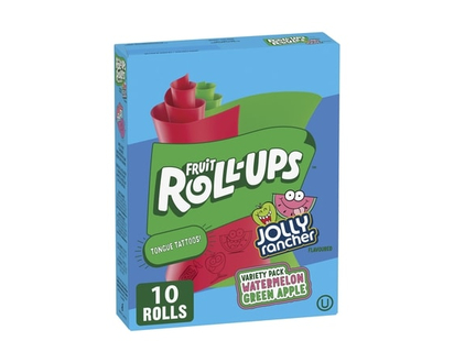 Betty Crocker Fruit Roll-Ups™ Variety Pack Jolly Rancher Green Apple and Watermelon - 141.0 G