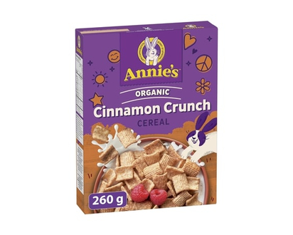 Annie's Organic Cinnamon Crunch Breakfast Cereal, Whole Grain - 260.0 G