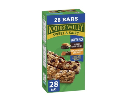 Nature Valley Paquet de variétés sucré-salé 28 barres - 980.0 G