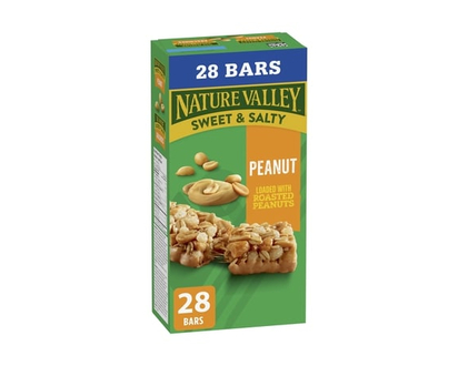 Nature Valley Val Nature Barre Granola, Sucrées et Salées, Arachides, 28 Barres - 980.0 G