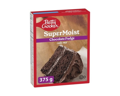 Betty Crocker Super Moist Cake Mix Chocolate Fudge - 375.0 G
