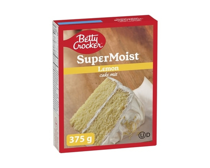 Betty Crocker Super Moist Cake Mix Lemon - 375.0 G
