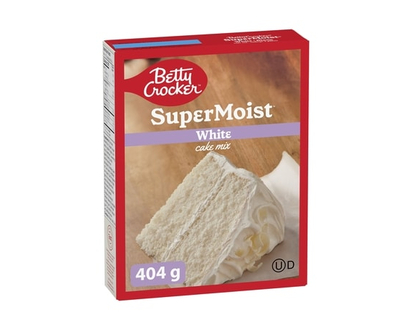 Betty Crocker SuperMoist Cake Mix, White - 404.0 G