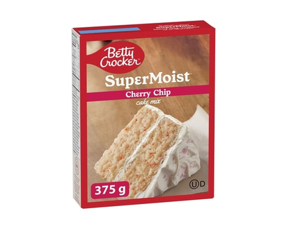 Betty Crocker Super Moist Cake Mix Cherry Chips - 375.0 G