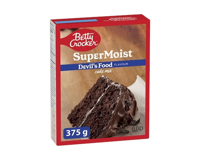 Betty Crocker Super Moist Cake Mix Devil's Food - 375.0 G