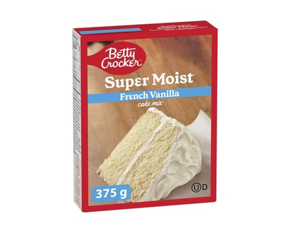 Betty Crocker Super Moist Cake Mix French Vanilla - 375.0 G