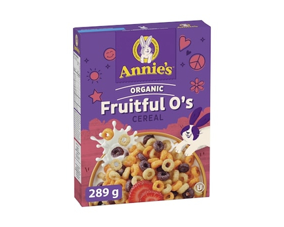 Annie's Organic Fruitful O's Breakfast Cereal, Gluten Free and Whole Grain - 289.0 G