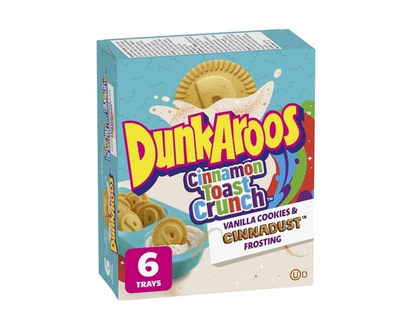 General Mills Dunkaroos Cinnamon Toast Crunch Vanilla Cookies and Cinnadust Frosting, 6 ct - 168.0 G