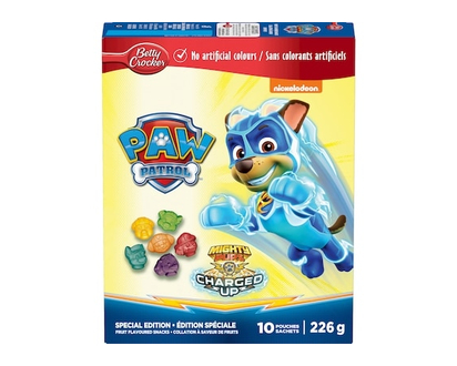 Betty Crocker Paw Patrol Special Edition Fruit Flavoured Snacks - 226.0 G