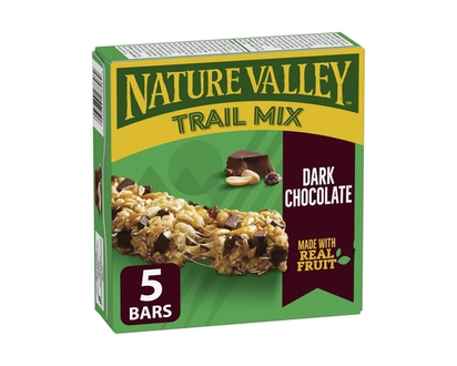 Nat Valley Granola Tendres Mélange du Randonneur, Chocolat Noir, 5 Barres - 175 G