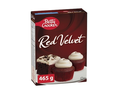 Betty Crocker Red Velvet Cupcake Mix, Frosting Included - 465.0 G