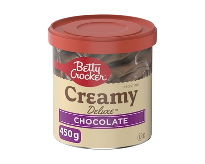 Betty Crocker Creamy Deluxe Frosting, Chocolate - 450.0 G