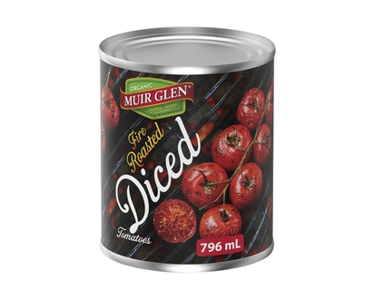 Muir Glen Organic Diced Tomatoes, Fire Roasted - 796.0 ML