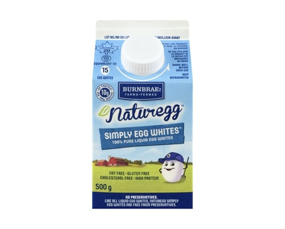 Burnbrae Farms Naturegg Simply Egg Whites - 500.0 ML