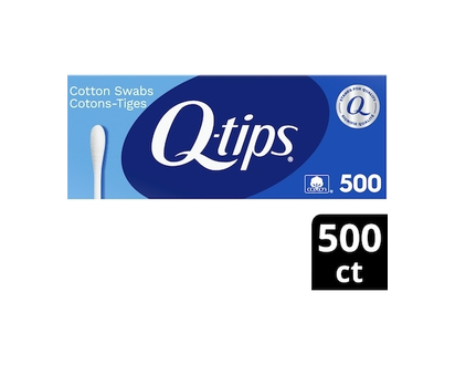 QTips Cotton Swabs - 500.0 EA