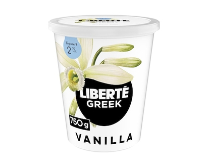 Liberte Greek 2% Yogurt, Vanilla, High Protein - 750.0 G