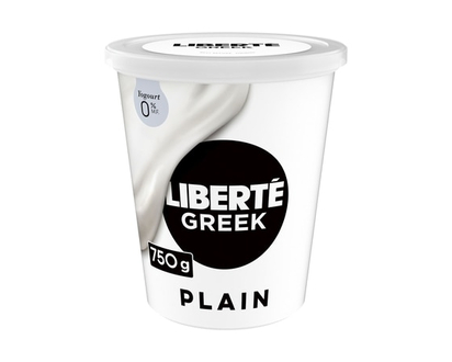 Liberté Grec Yogourt 0 %, Nature, Teneur élevée en protéines - 750.0 G