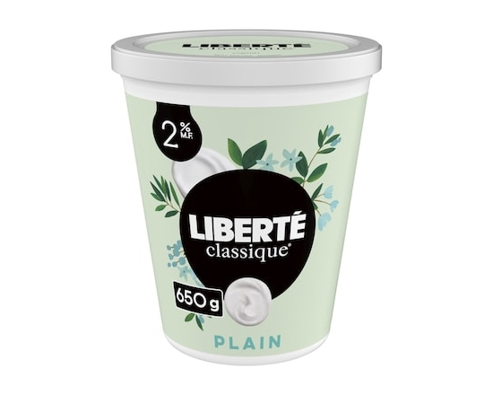 Liberté Yogourt traditionnel onctueux Classique 2 %, nature - 650.0 G