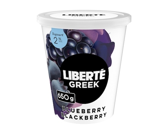 Greek Yogurt Extra Fruit 2% Blueberry Blackberry, High Protein - 650.0 G