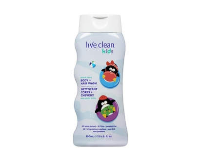 Live Clean Kids Mixed Berry Body & Hair Wash - 350.0 ML