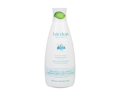 Live Clean Fresh Water Aromatherapy Foam Bath - 750.0 ML