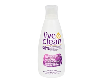 Live Clean Lavender Vanilla Aromatherapy Foam Bath - 750.0 ML