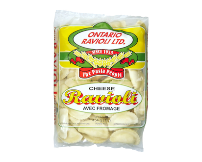Roman Ontario Ravioli Ravioli with Cheese, Frozen - 454.0 G