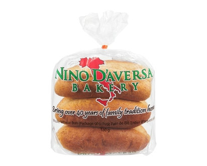 Nino D'aversa Whole Wheat Bun - 88.0 G