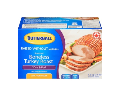Butterball Seasoned Boneless Turkey Roast White & Dark - 1.2 KG