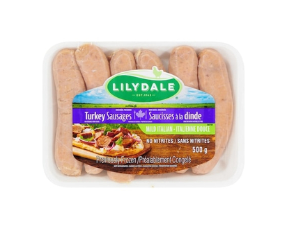 Lilydale Turkey Sausages Mild Italian - 500.0 G