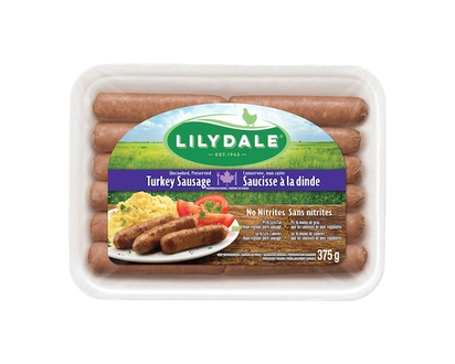 Lilydale Daystarters Sausage Turkey - 375.0 G
