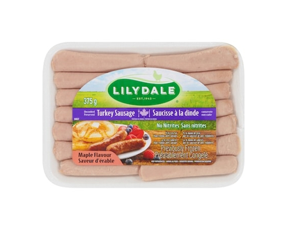 Lilydale Sausage Turkey Maple Flavour - 375.0 G