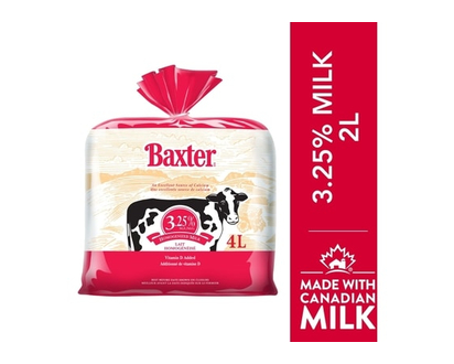 Baxter 3.25% Homogenized Milk - 4.0 L
