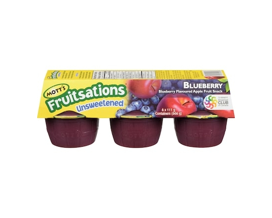 Mott's Fruitsations Unsweetened Blueberry Delight - 111.0 G