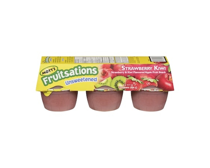 Mott's Fruitsations Unsweetened Strawberry Kiwi Apple Sauce - 111.0 G