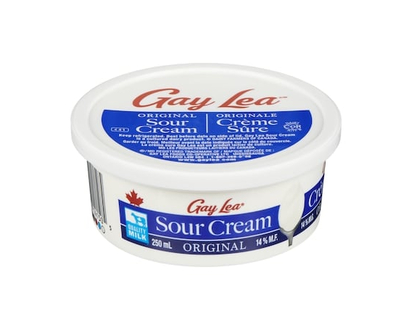 Gay Lea Sour Cream, Regular 14% - 250.0 ML