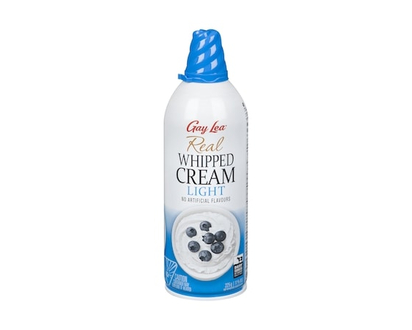 Gay Lea Real Whipped Cream, Light - 225.0 G