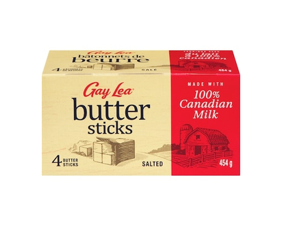 Gay Lea Butter Sticks, Salted - 454.0 G