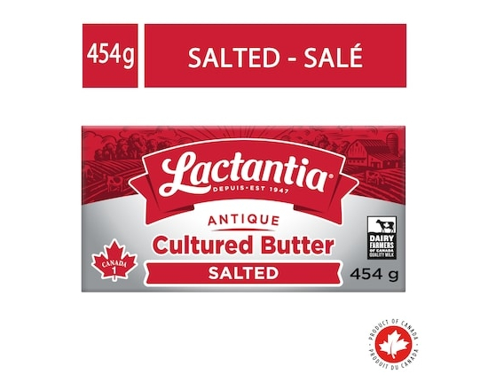 Lactantia Beurre de culture salé - 454.0 G
