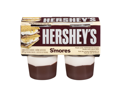 Hershey's Hershey's Refrigerated Pudding Snacks, S'Mores - 93.0 G