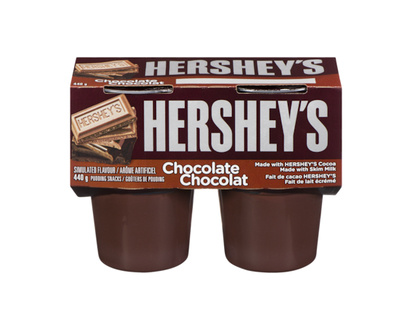 Hershey's Hershey's Refrigerated Pudding Snacks, Chocolate - 110.0 G