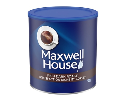 Maxwell House Pure Ground Coffee Rich Dark Roast - 900 G