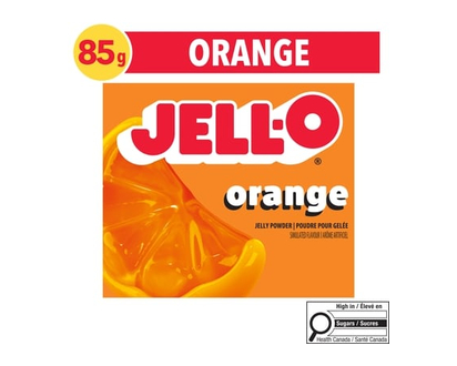 Jell-O Orange Jelly Powder, Gelatin Mix - 85.0 G