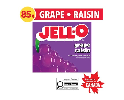 Jell-O Grape Jelly Powder, Gelatin Mix - 85.0 G
